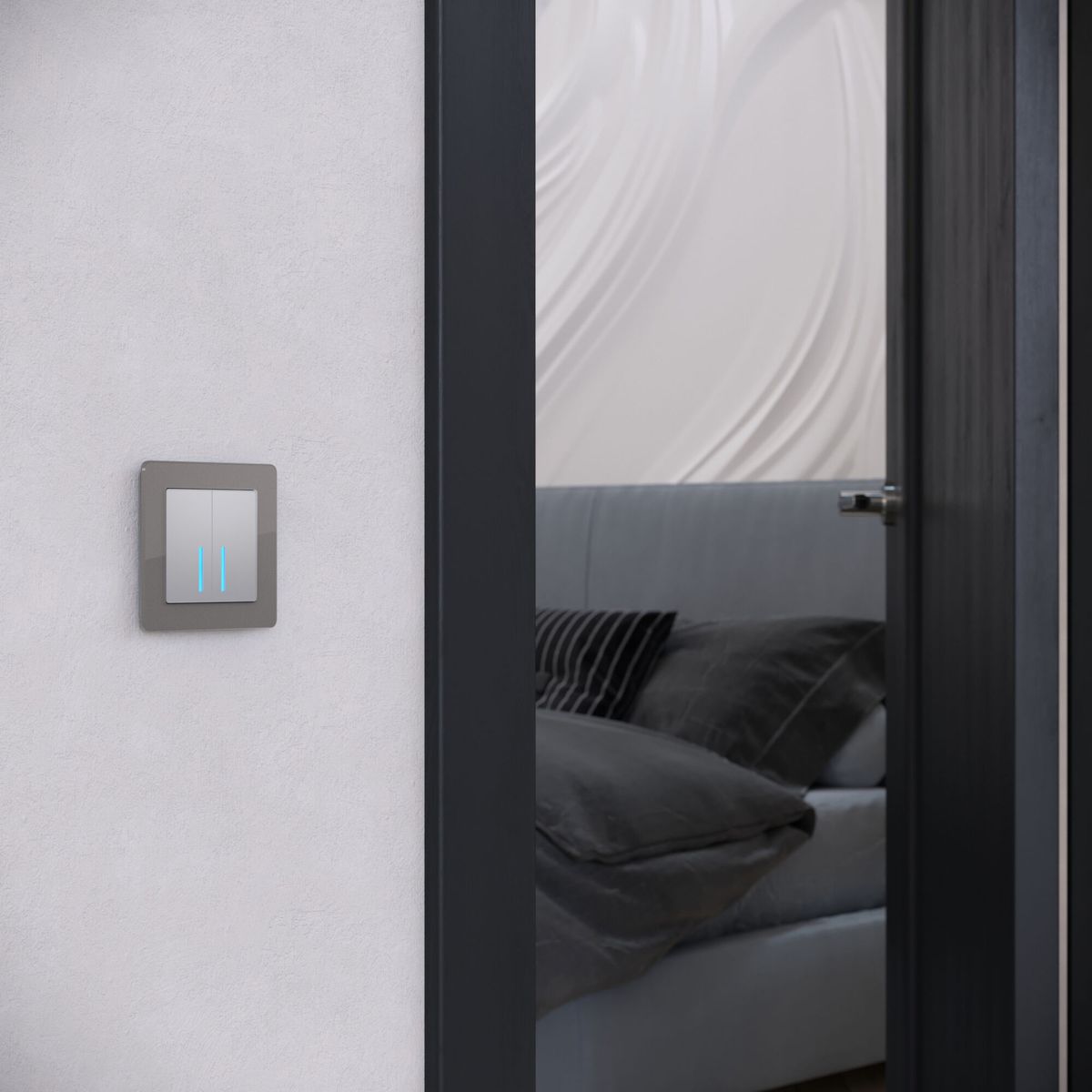 Рамка на 1 пост Werkel Acrylic графит 4690389184833 W0012704