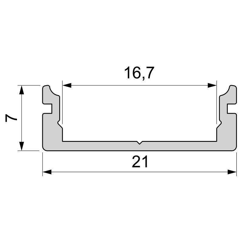 Профиль Deko-Light AU-01-15 970061