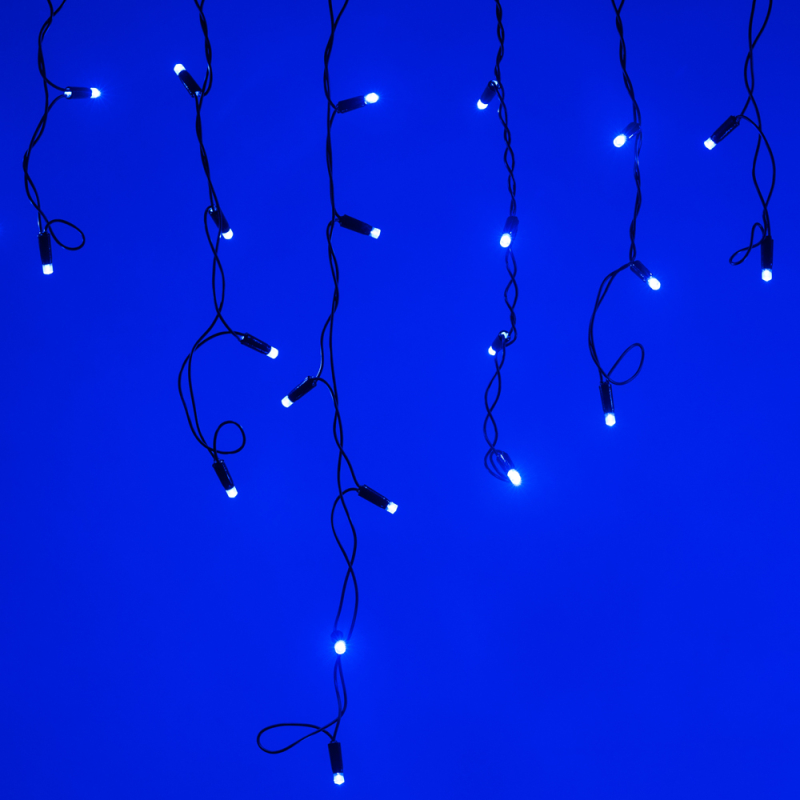 Светодиодная гирлянда Arlight ARD-Edge-Classic-2400x600-Black-88LED-Std Blue 026009