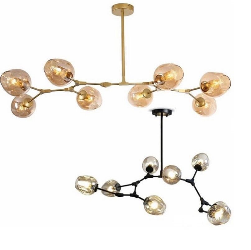 Люстра на штанге Elvan LU-113/8-Е27-Bl