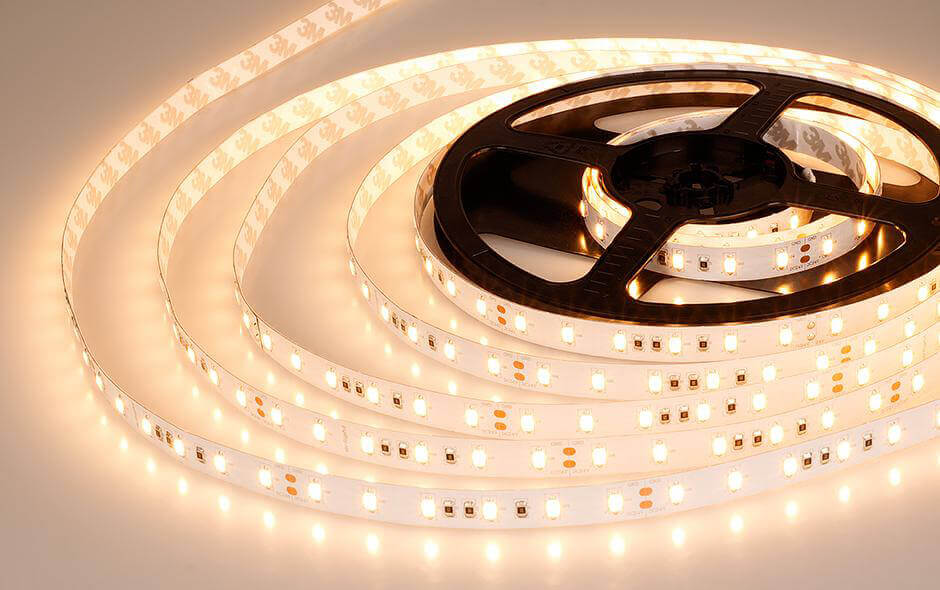 Светодиодная лента Arlight ULTRA-5000 24V Warm 2X (5630, 300 LED, LUX) 015287