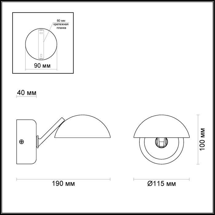 Светодиодный спот Odeon Light Karima 3535/1CL