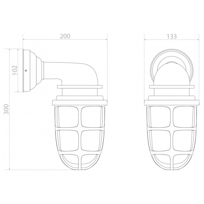Настенный уличный светильник Covali WL-59895