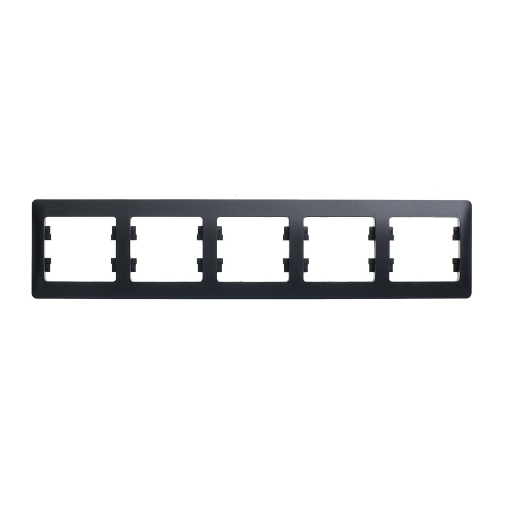 Рамка 5-ая горизонтальная Systeme Electric Glossa Антрацит GSL000705