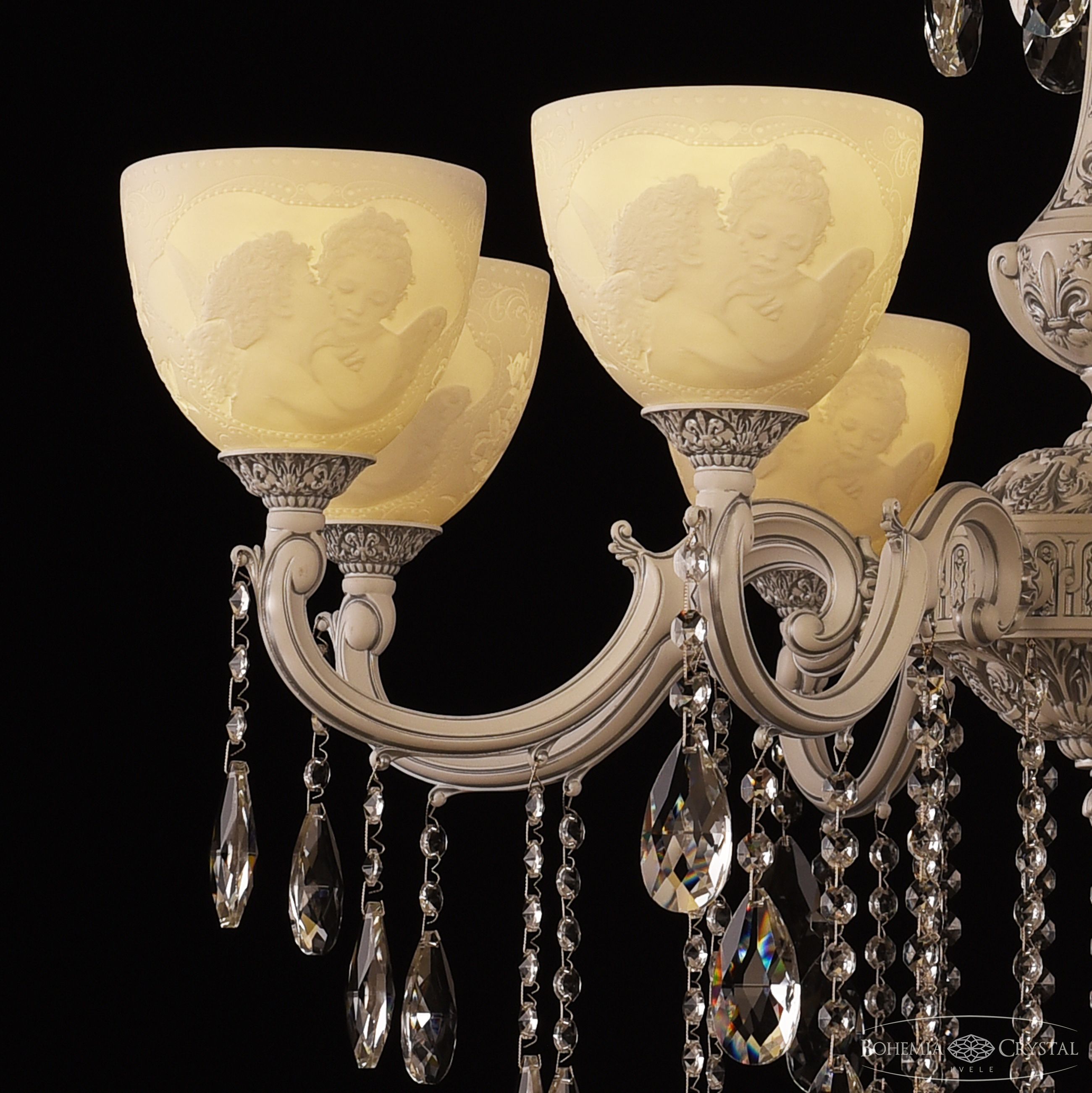 Подвесная люстра Bohemia Ivele Crystal AL78101/8/250 B WMN P1 U Angel