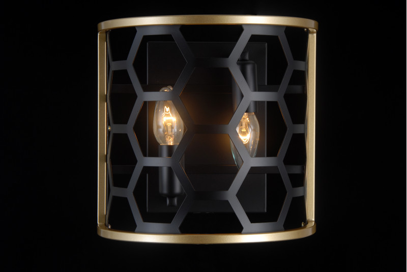 Бра Natali Kovaltseva VALENCIA 81059-2W MATT BLACK