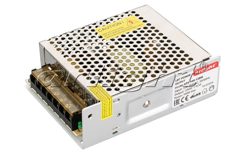 Блок питания Arlight APS-100-12BM (12V, 8.3A, 100W) 022076
