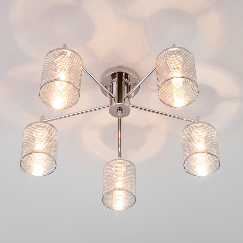 Накладная люстра Eurosvet 70109/5 хром