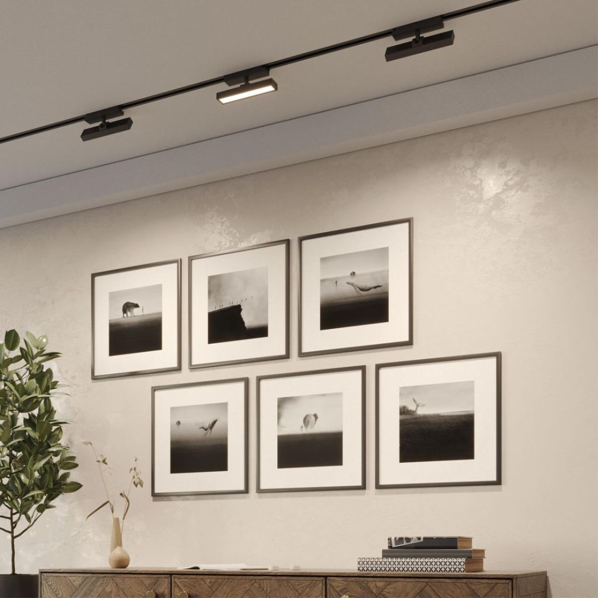 Трековый однофазный светильник с переключателем цв. температуры Novotech Port Stratus 359777