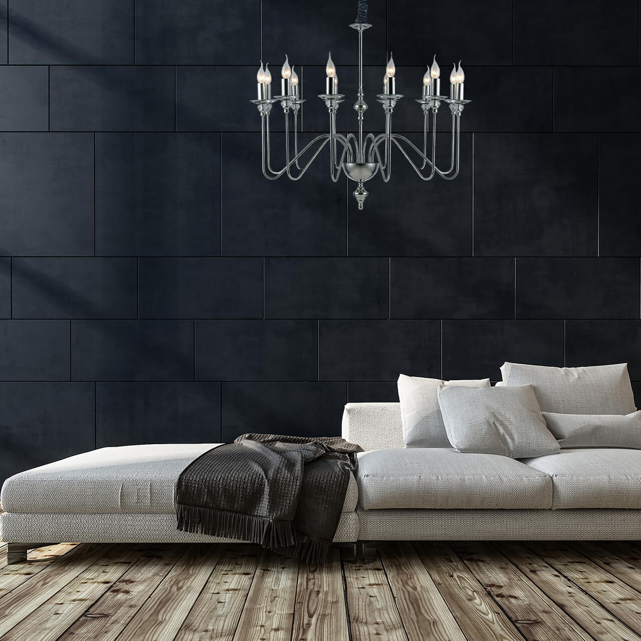 Подвесная люстра Divinare 1021/02 LM-12