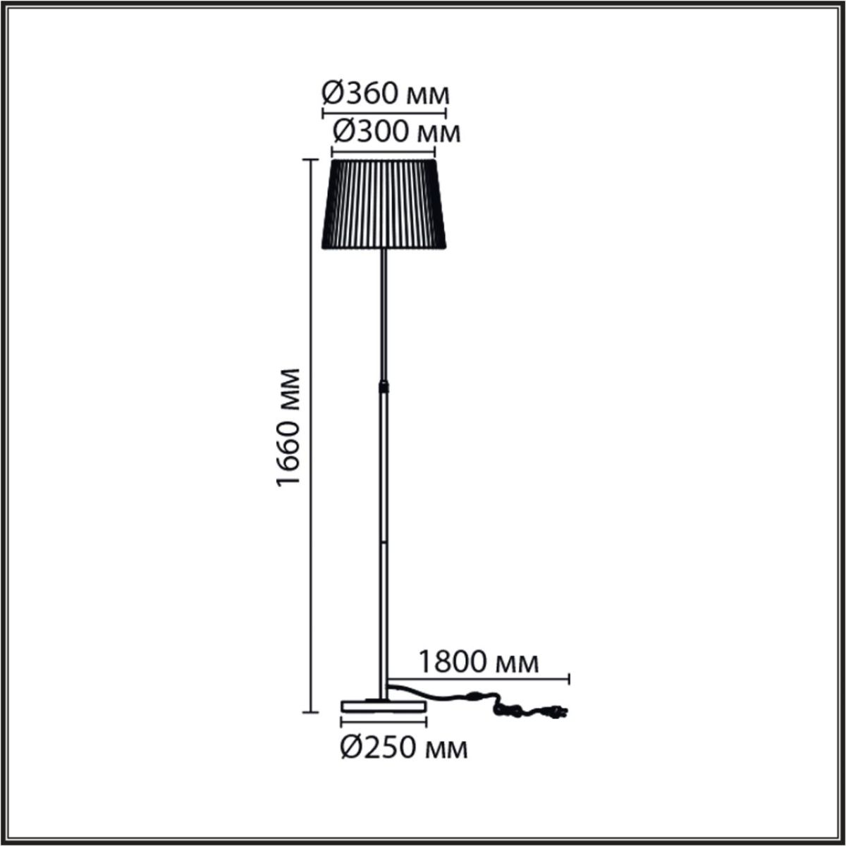 Торшер Lumion Moderni Tune 8302/2