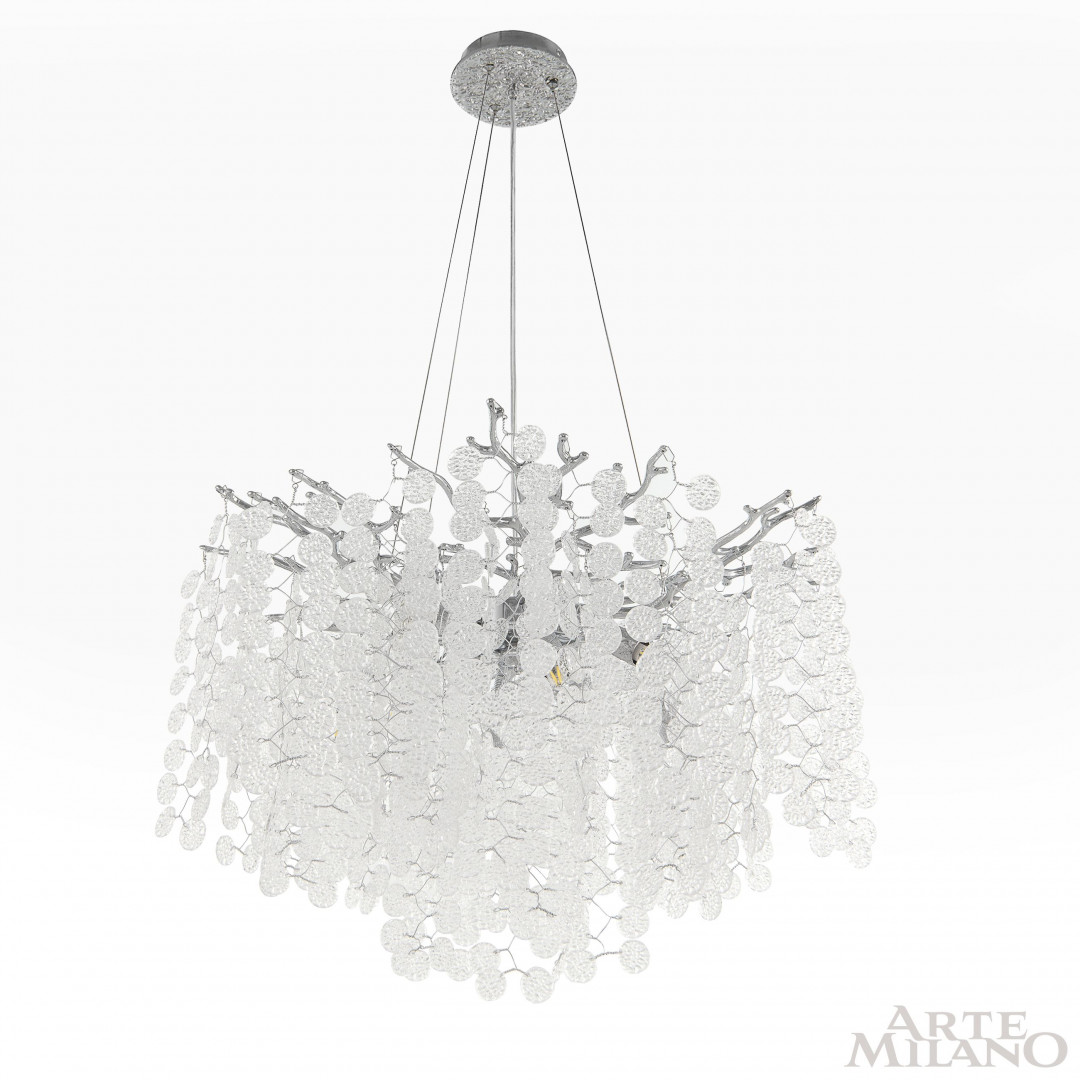Подвесная люстра Arte Milano Milan 239801/D600/8/C Cr