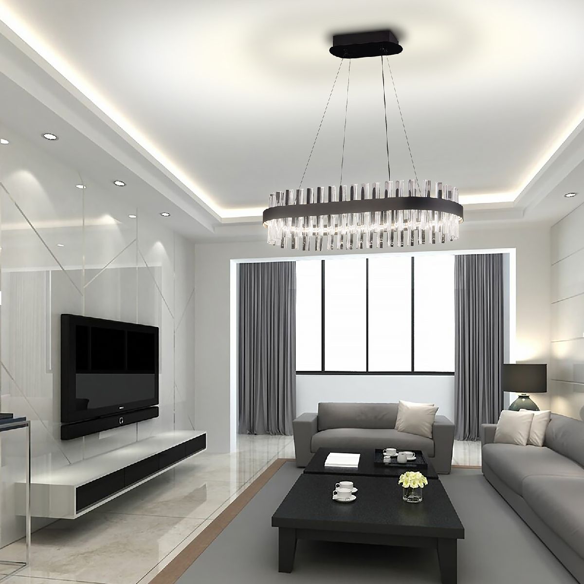 Подвесная люстра Natali Kovaltseva Royalton LED LAMPS 81276