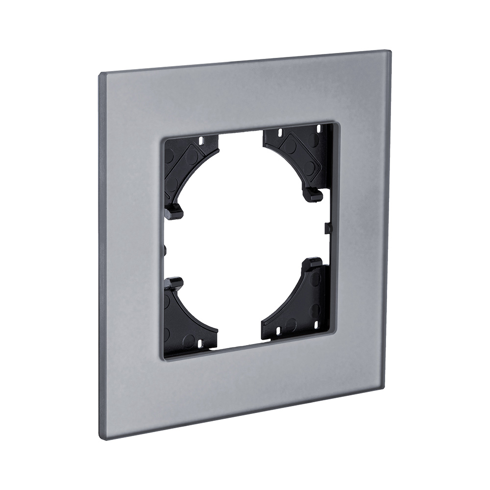 Рамка 1-постовая, стекло серый Kollinger Reflex MG RM1GY