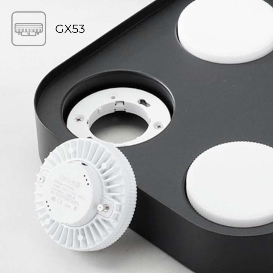 Накладной светильник IMEX Simple IL.0005.2600-4-BK