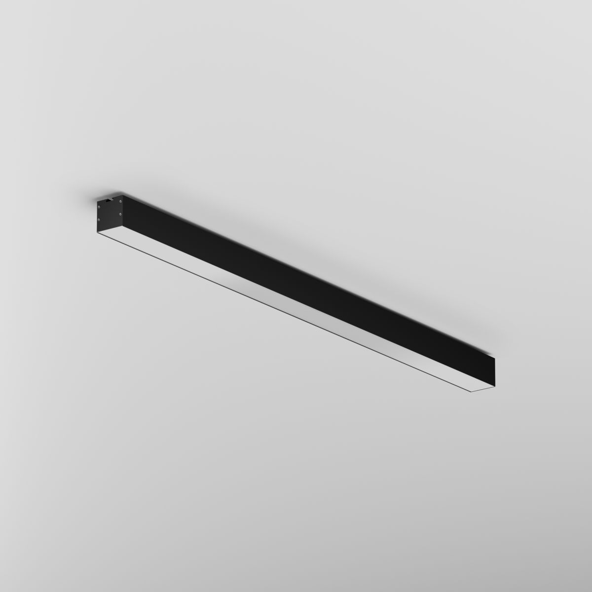 Линейный накладной светильник Maytoni Technical 3000K 50x50 (Черный, 1 м) LL311027