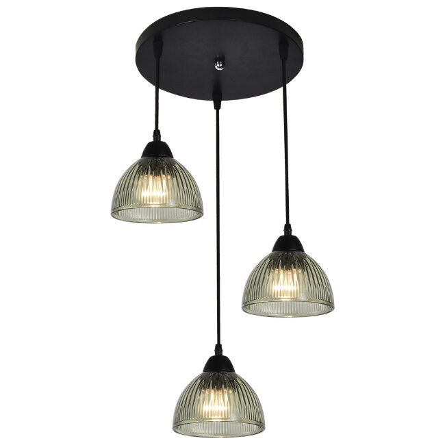 Подвесная люстра Wedo Light Dzhenis WD4004/3P-BK-GN