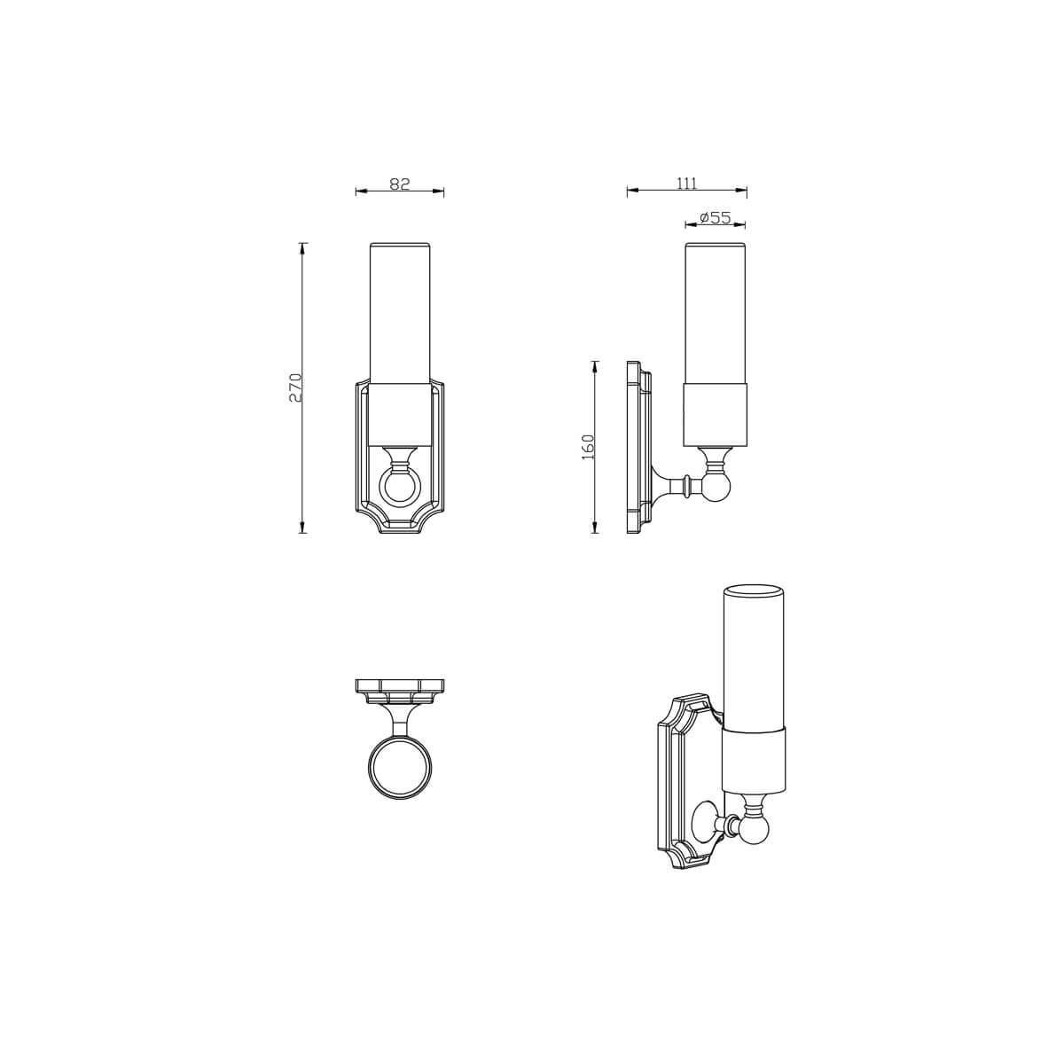 Бра TopDecor Otis A1 15