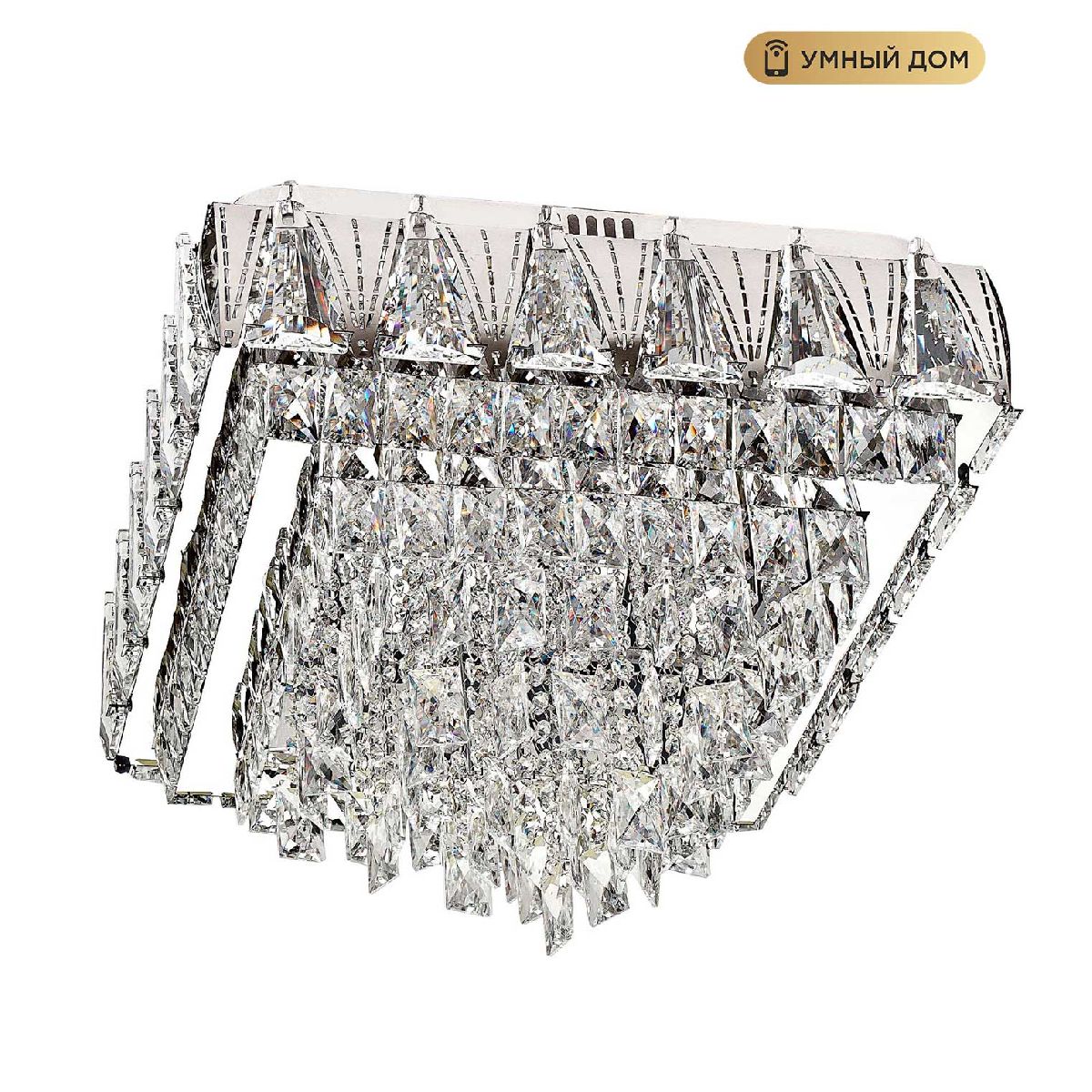 Потолочная люстра LED4U L9437-500-500 CR с УД