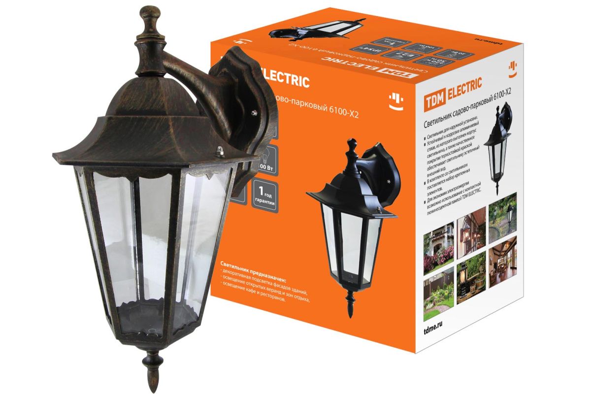 Уличный настенный светильник TDM Electric 6100-12 SQ0330-0017