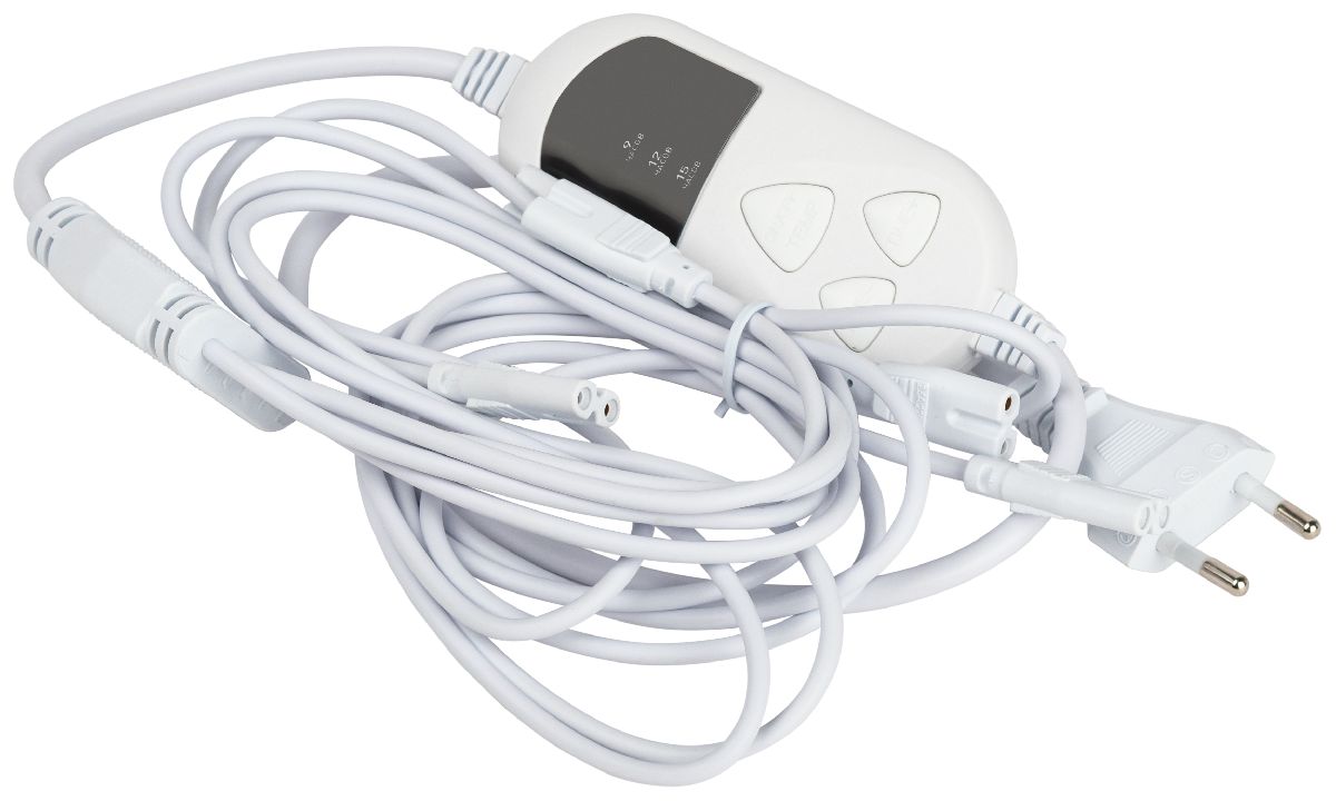 Разветвитель сетевой для линейных светильников Эра 5х IEC C7 2 pin+timer (9/12/15 H) 2м Б0060527