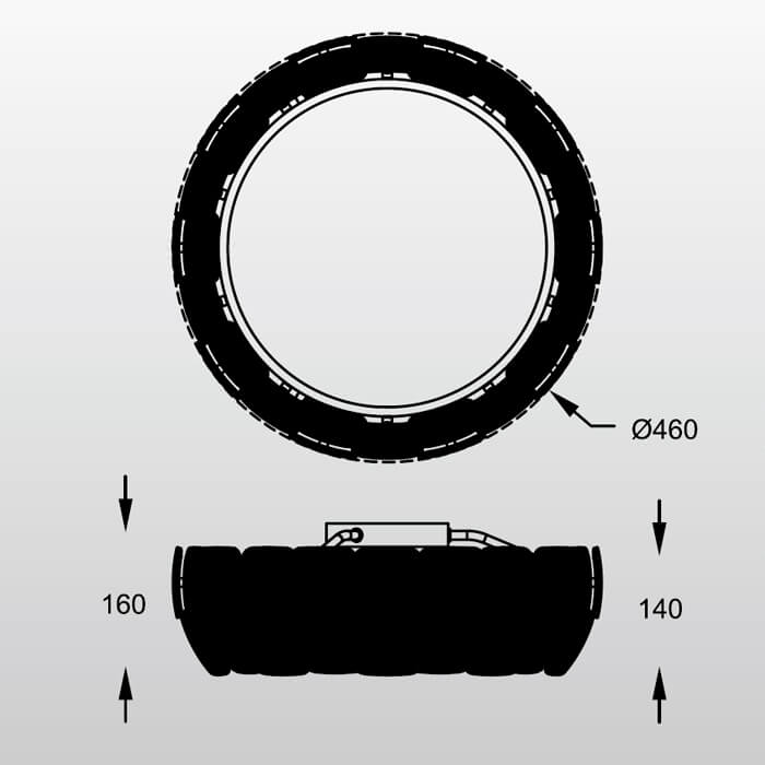Потолочная люстра Zumaline SOLE C0317-04C-S8A1