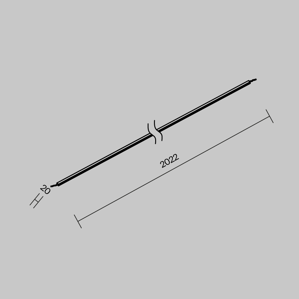 Уличная токоведущая лента Maytoni Elasity IP O-TR001-PL-L2