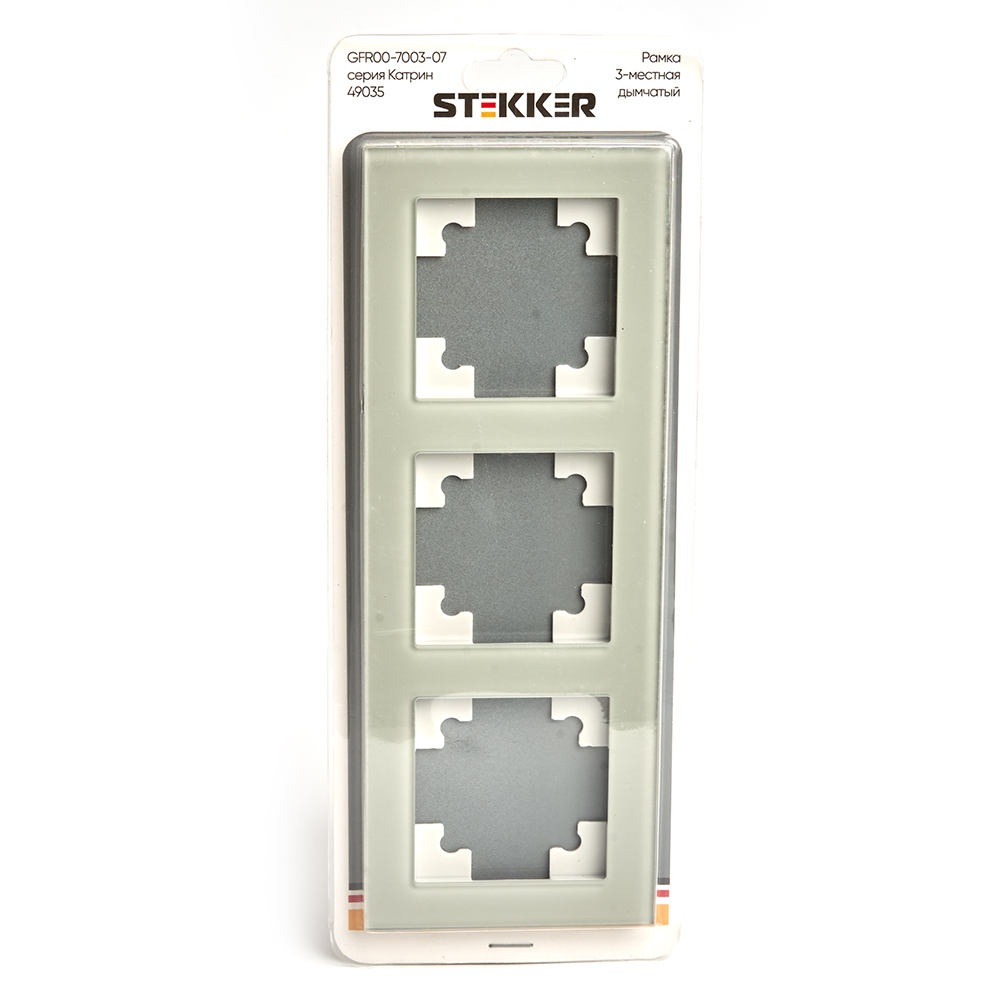 Рамка 3-местная Stekker Катрин GFR00-7003-07 49035
