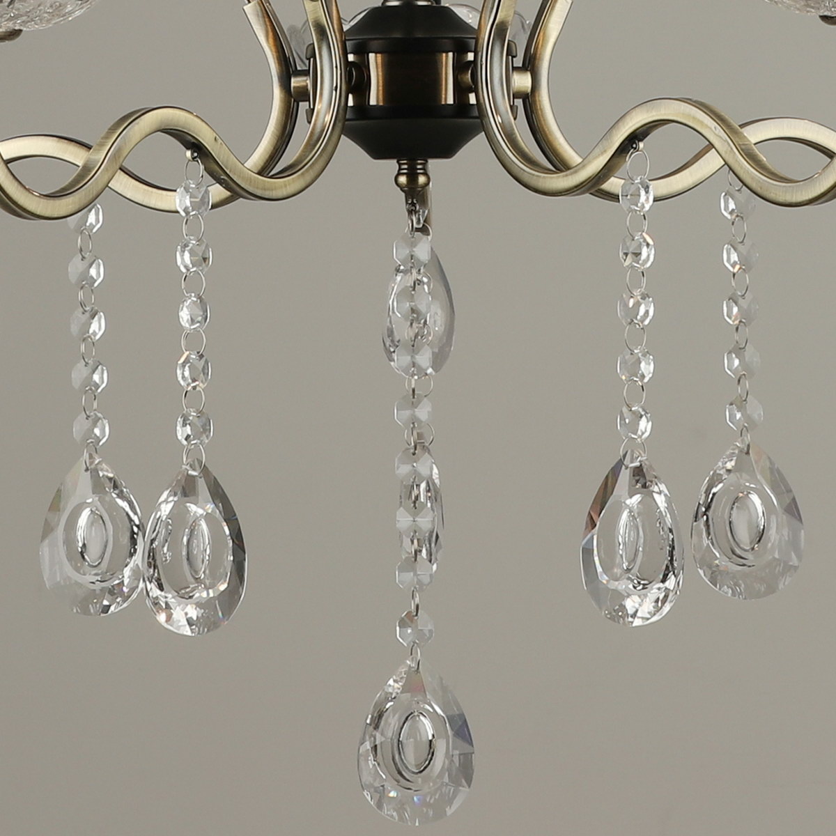 Подвесная люстра Reluce 03804-0.4-05 AB+BK