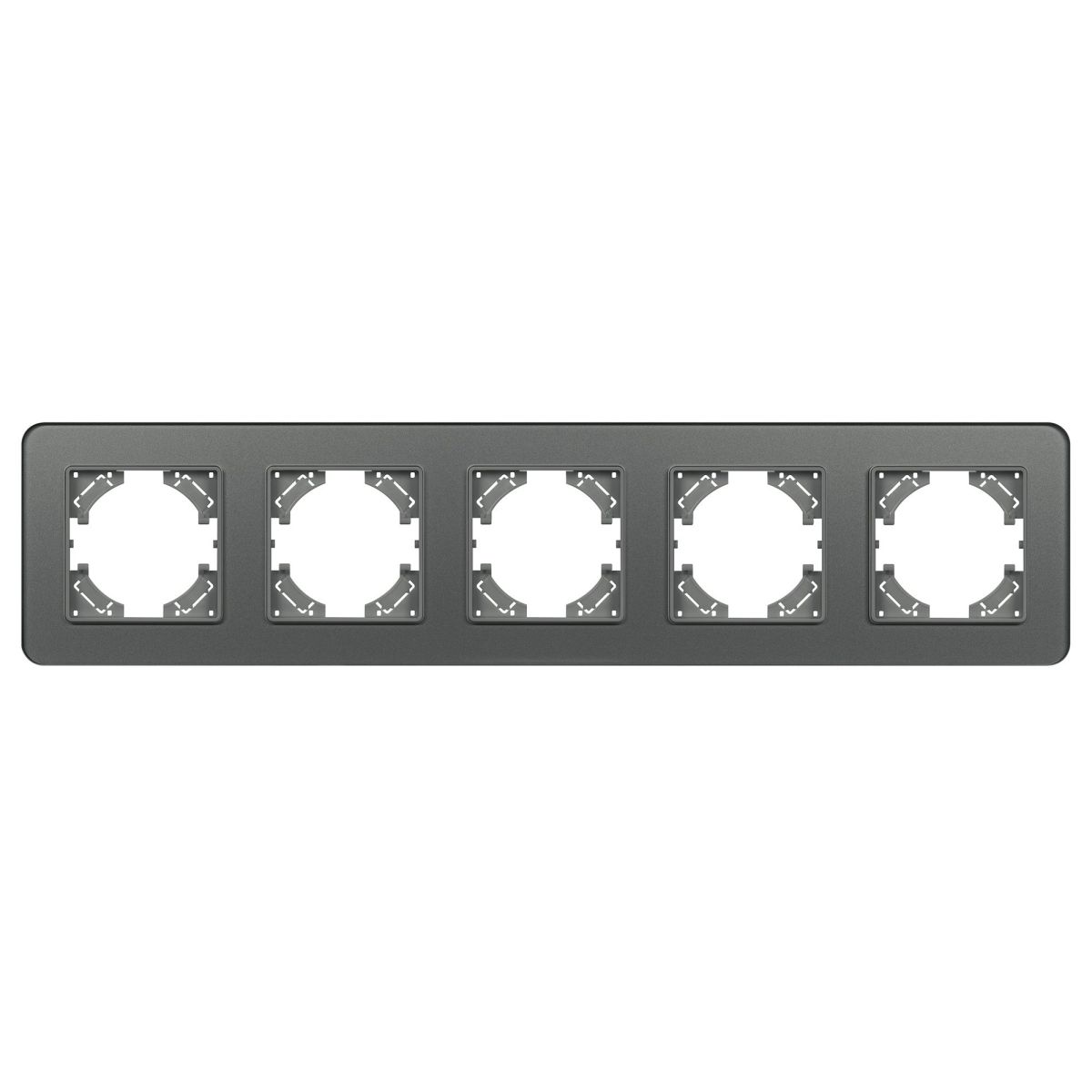 Рамка на 5 постов стеклянная Arlight FRM-OMALI-GS-5-GR 049706