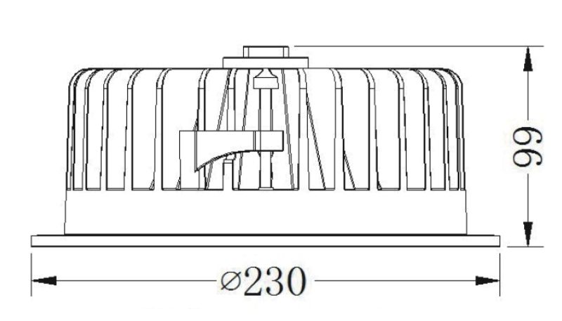 Встраиваемый светильник Deko-Light COB200 565185