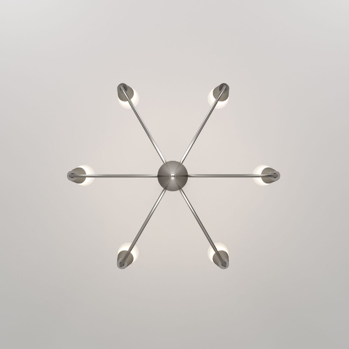 Подвесная люстра Eurosvet 60167/6 никель Smart a068284