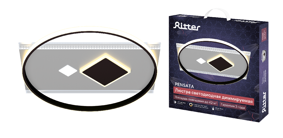 Потолочная люстра Ritter Pensata 52308 0