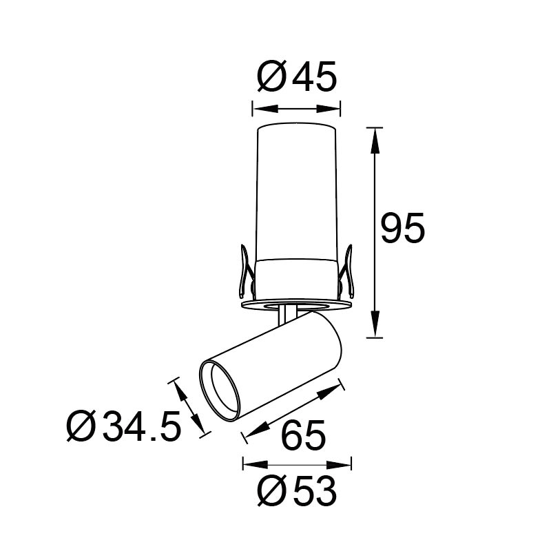 Встраиваемый спот Mantra Garda 9142