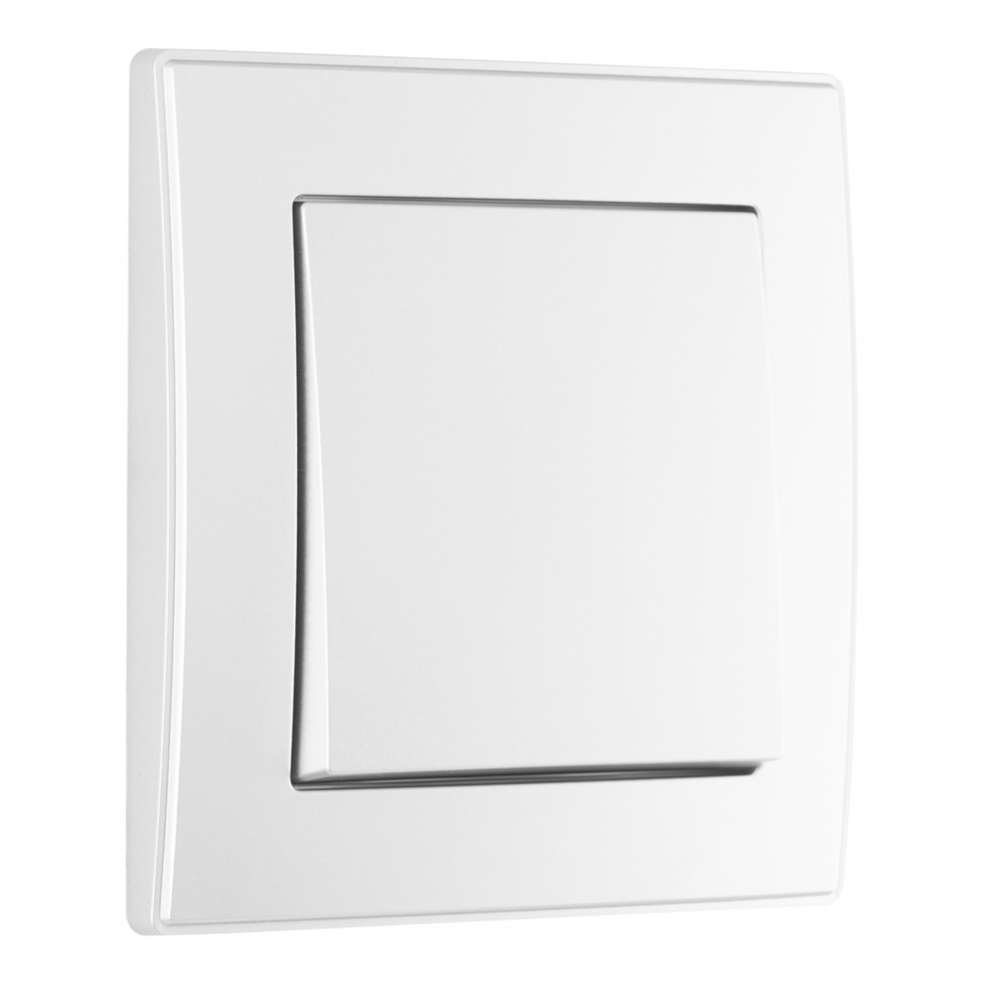 Выключатель одноклавишный Arte Milano SET06-1-30-1 silver