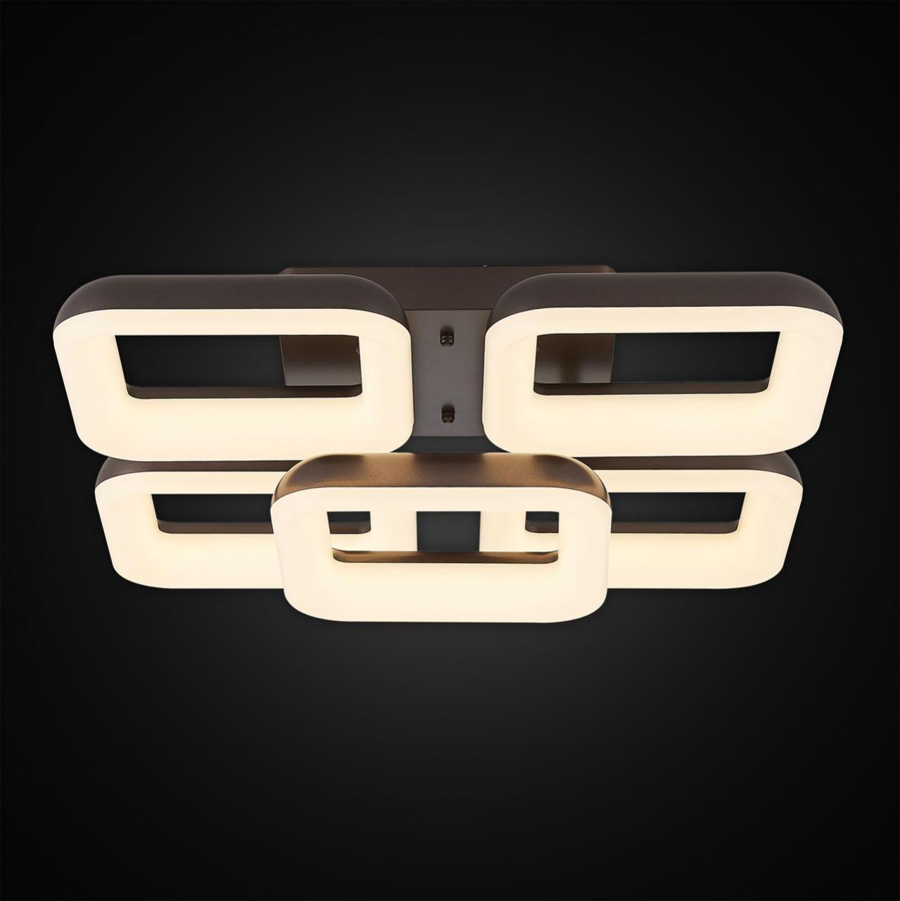 Потолочная светодиодная люстра Citilux Паркер Кофе CL225255R