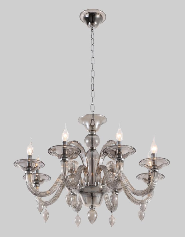 Подвесная люстра Crystal Lux Caetano SP-PL8 Smoke