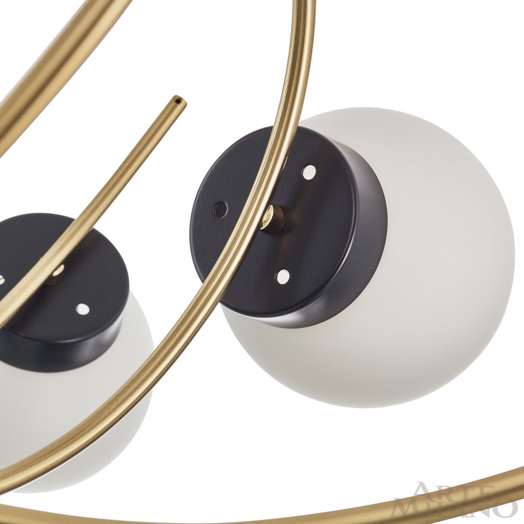 Люстра на штанге Arte Milano Neapolis 276169/9 BK/GD