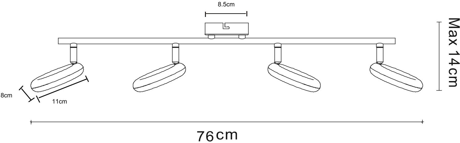 Светодиодный спот Arte Lamp 13 A8972PL-4CC в Москве