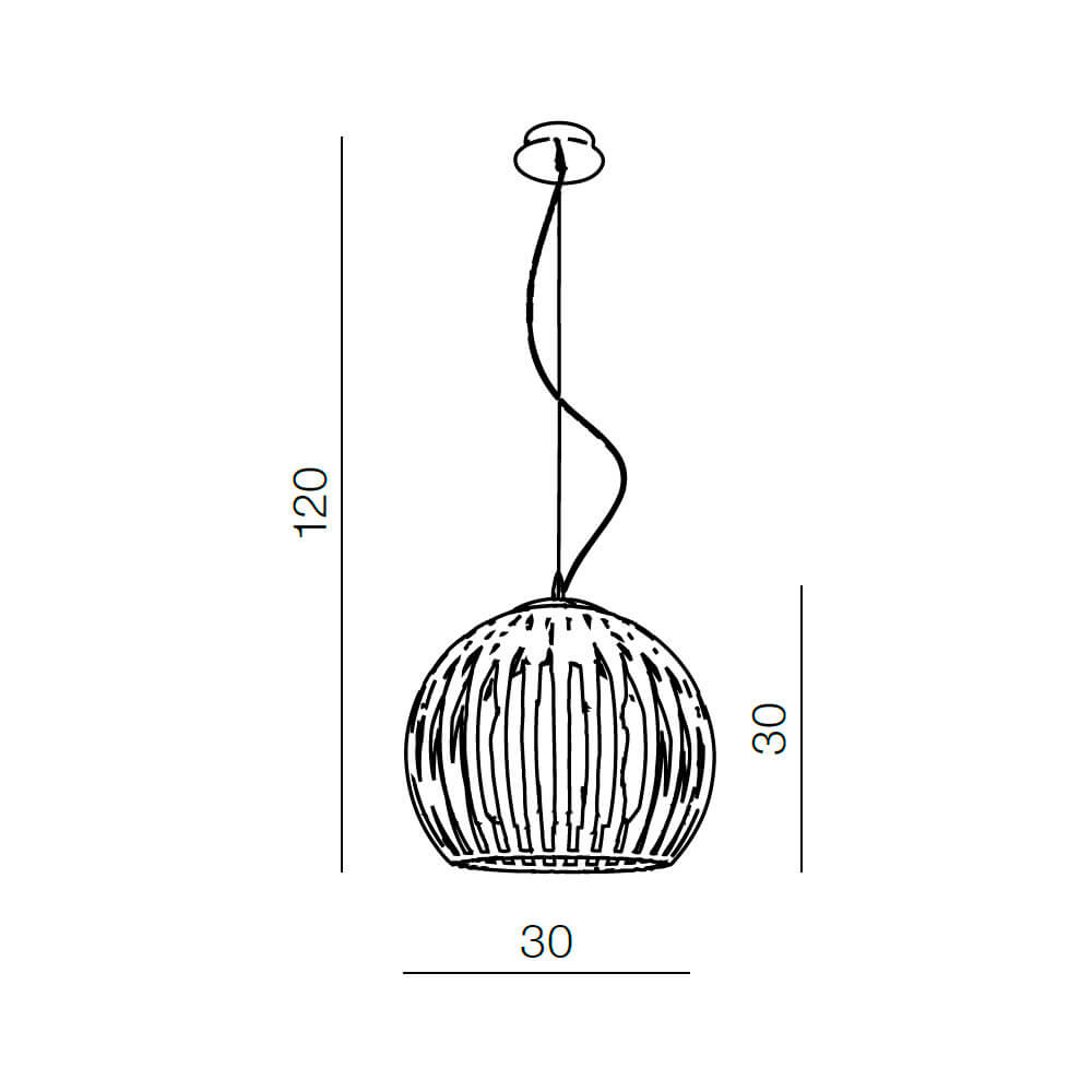 Подвесной светильник Azzardo Arcada M AZ0481