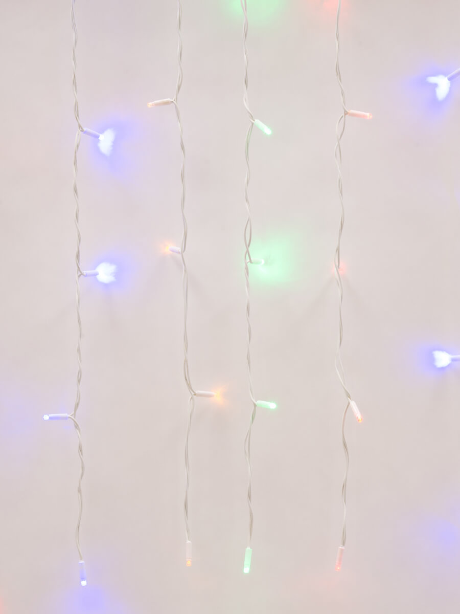 Уличная светодиодная гирлянда (UL-00001364) Uniel занавес 220V разноцветный ULD-C2030-240/SWK MULTI IP67