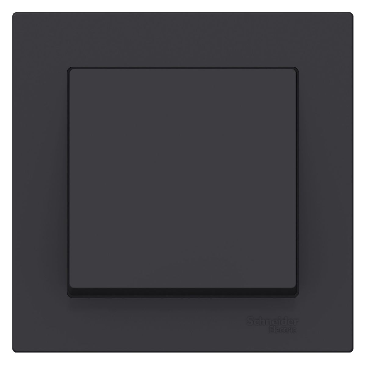 Выключатель 1-клавишный сх.1, 10АХ Systeme Electric AtlasDesign Карбон ATN001012