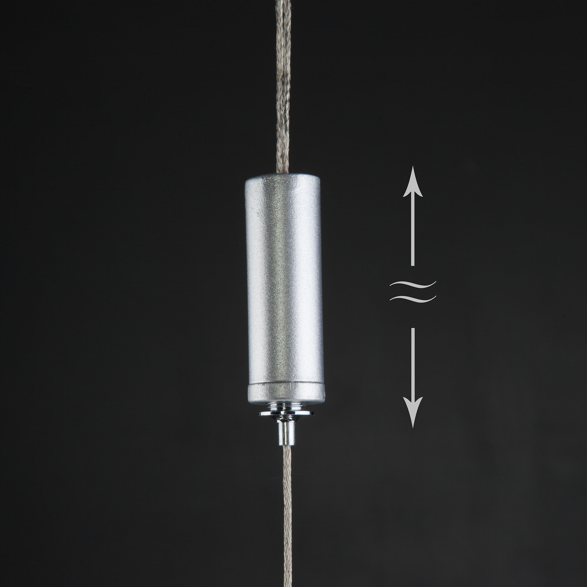 Подвесной светодиодный светильник Eurosvet Sender 90072/1 серебряный