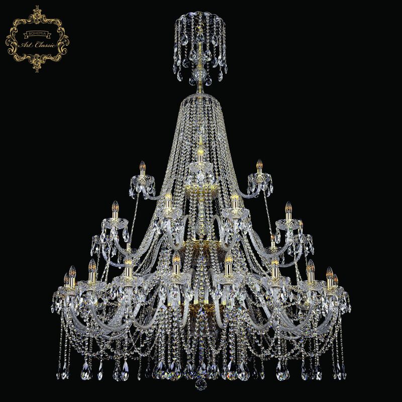 Подвесная люстра Art Classic 11.12.20+10+5.530v.3d.XL-205.Gd.Sp