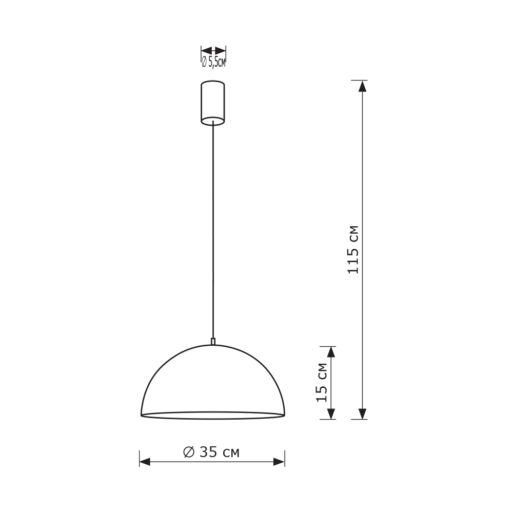 Подвесной светильник LightHall Aurora 35 LH032056
