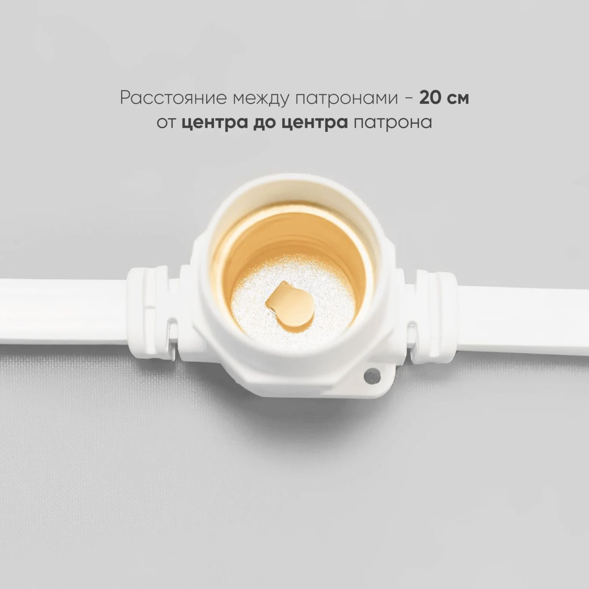 Гирлянда Белт-Лайт Laitcom (LTC) BL50m/250L-8-P