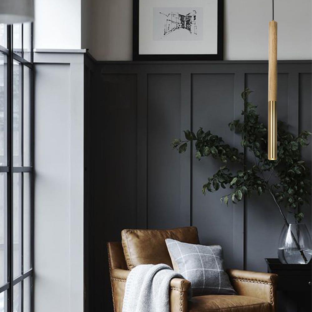 Подвесной светодиодный светильник Lumien Hall Агоста LH4094/1P-GD-NW