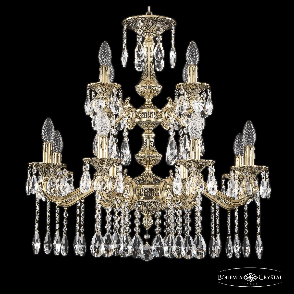 Подвесная люстра Bohemia Ivele Crystal Verona 72102/8+4/210/2d A GB