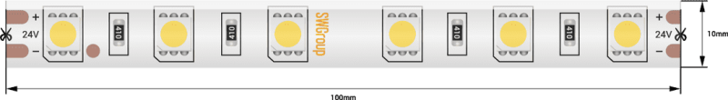 Светодиодная лента SWG SWG560-24-14.4-W-65-M 009710