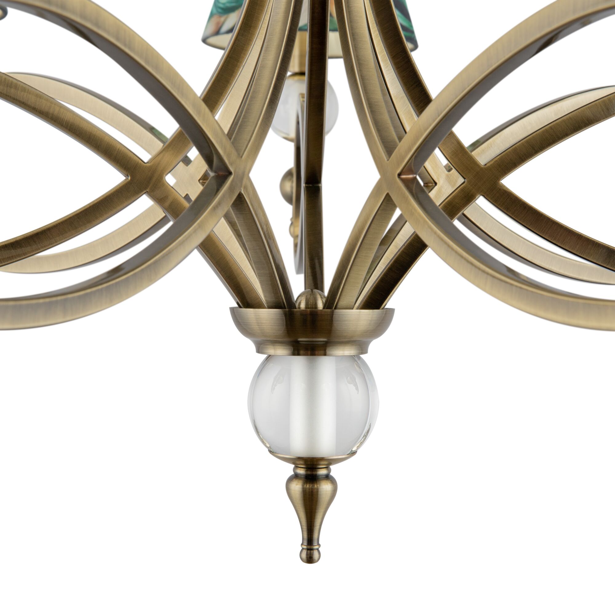 Подвесная люстра прованс Maytoni Provence 12 M2-07-SB-LMP-O-12